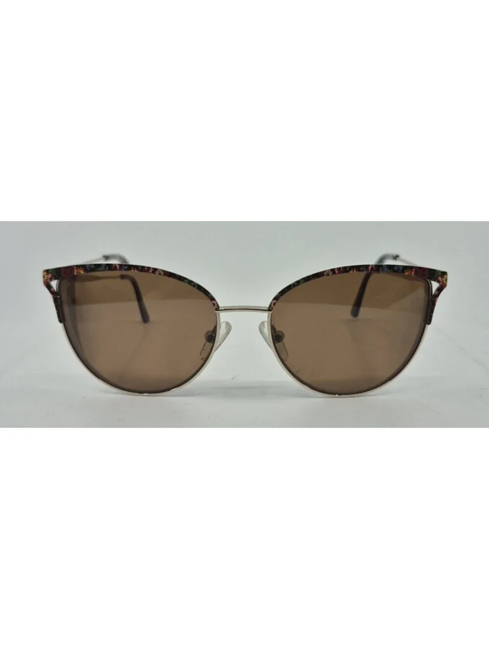 ISAAC MIZRAHI NEW YORK IM30274 BR BROWN Floral FRAMES SUNGLASSES 52-16-135